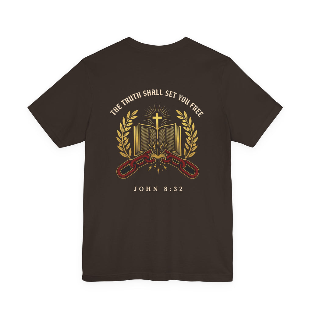 The Truth Shall Set You Free Christian Tee | Faith Bible Verse Shirt