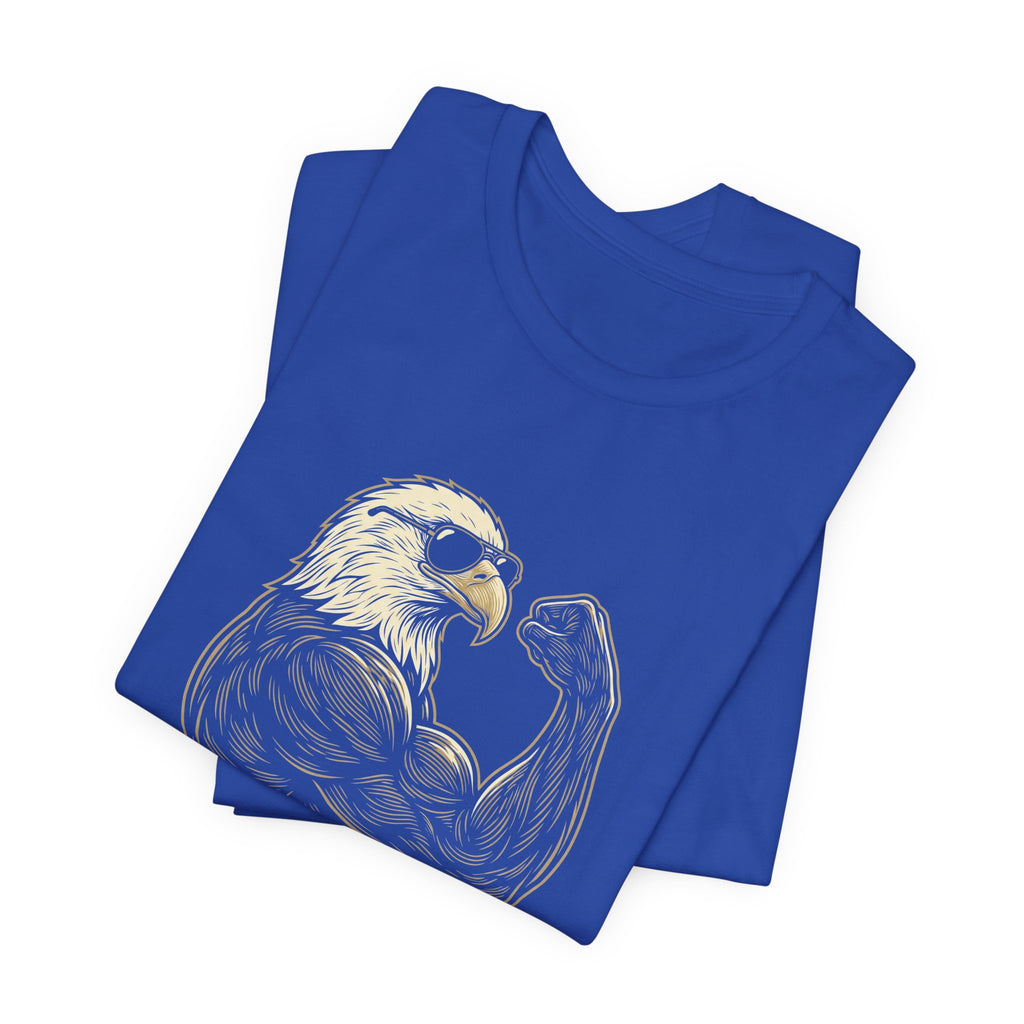 Pro-Eagle Anti-Metric Funny T-Shirt | Sarcastic 4th of July Eagle Tee | Patriotic America Gift