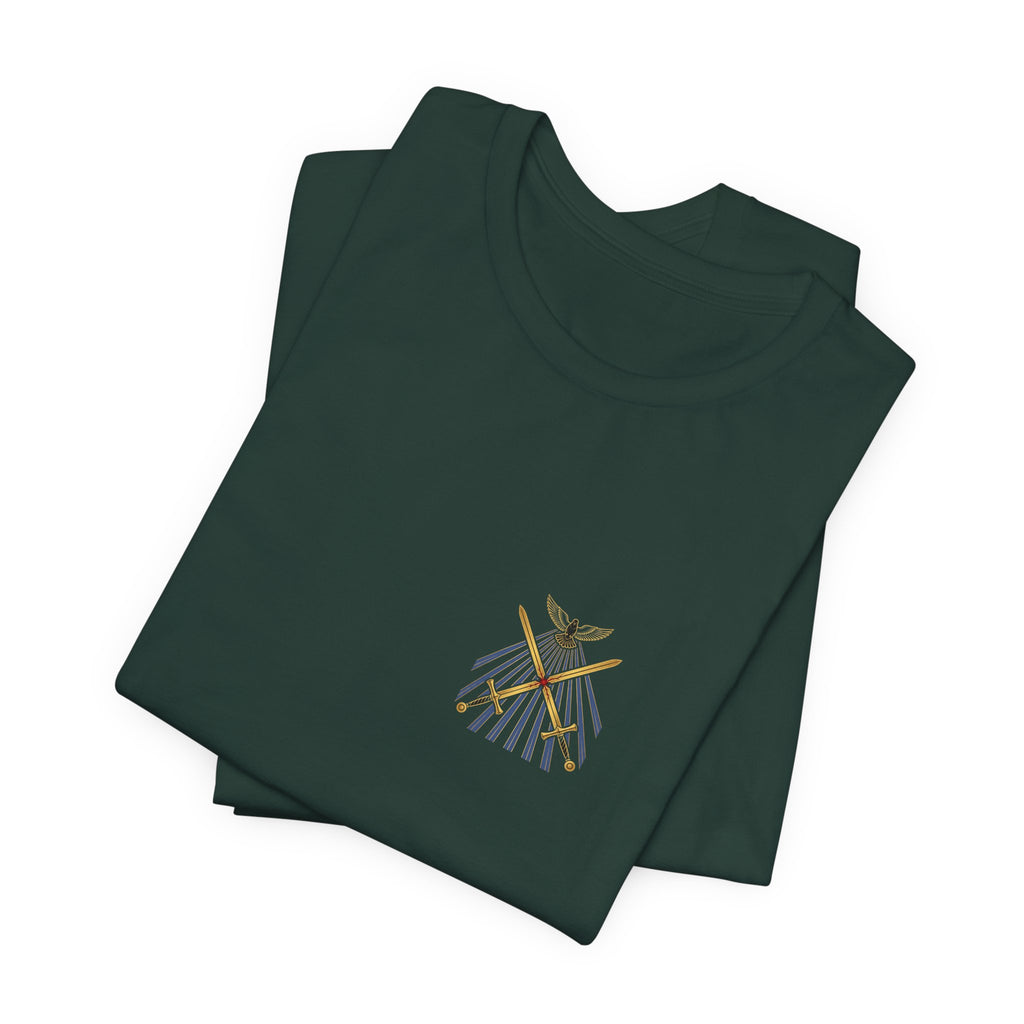 Not by Might Nor by Power Christian Tee | Reformed Warrior Faith Shirt