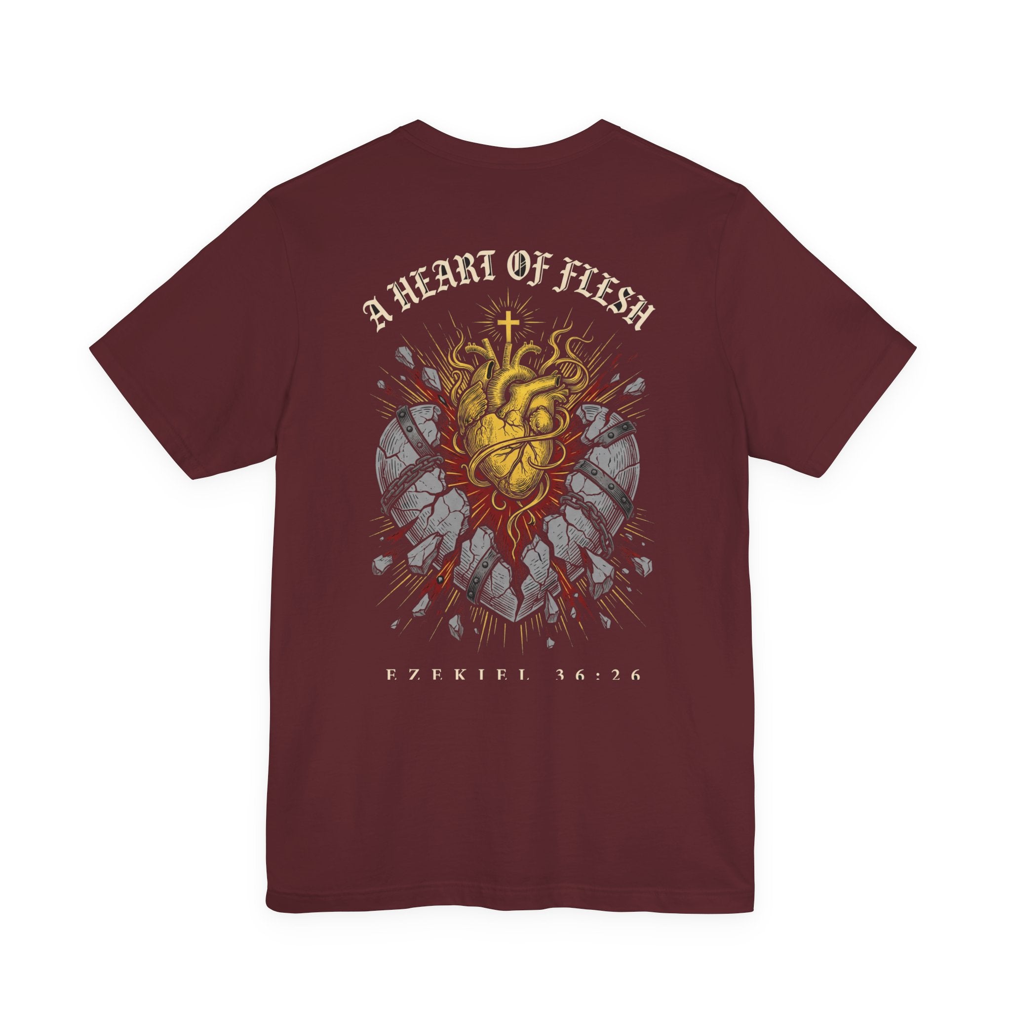 A Heart of Flesh Christian Tee | Reformed Warrior Faith Shirt