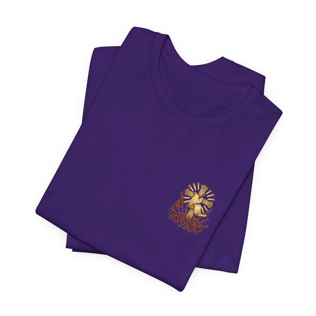 He Disarmed the Powers Christian Tee | Reformed Warrior Faith Shirt