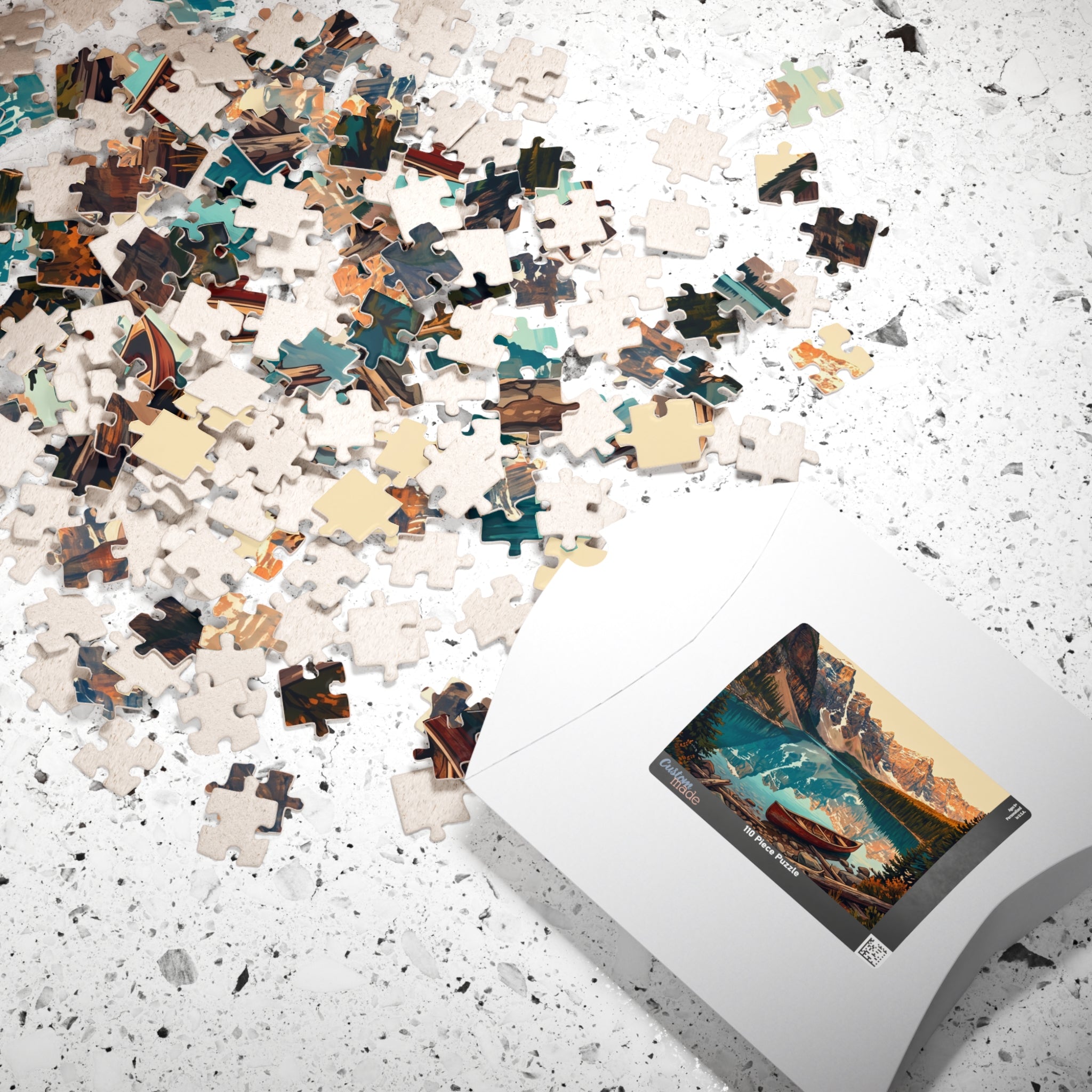 Banff Moraine Lake Jigsaw Puzzle | Canadian Rockies Scenic