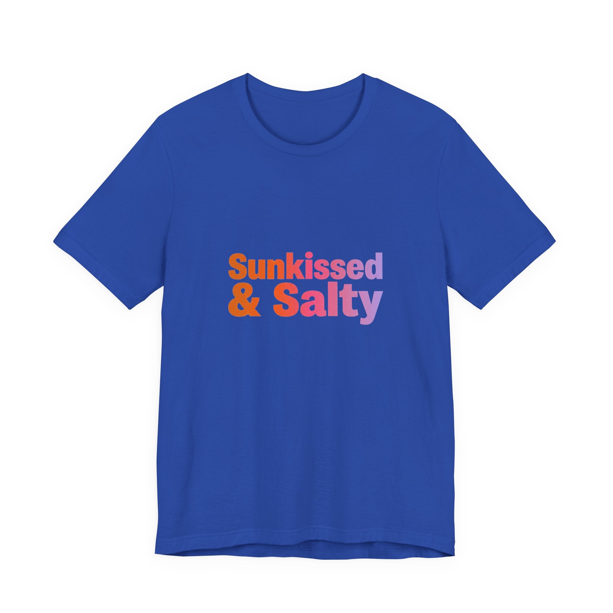 Sunkissed & Salty Tee - Retro 70s Typography Shirt