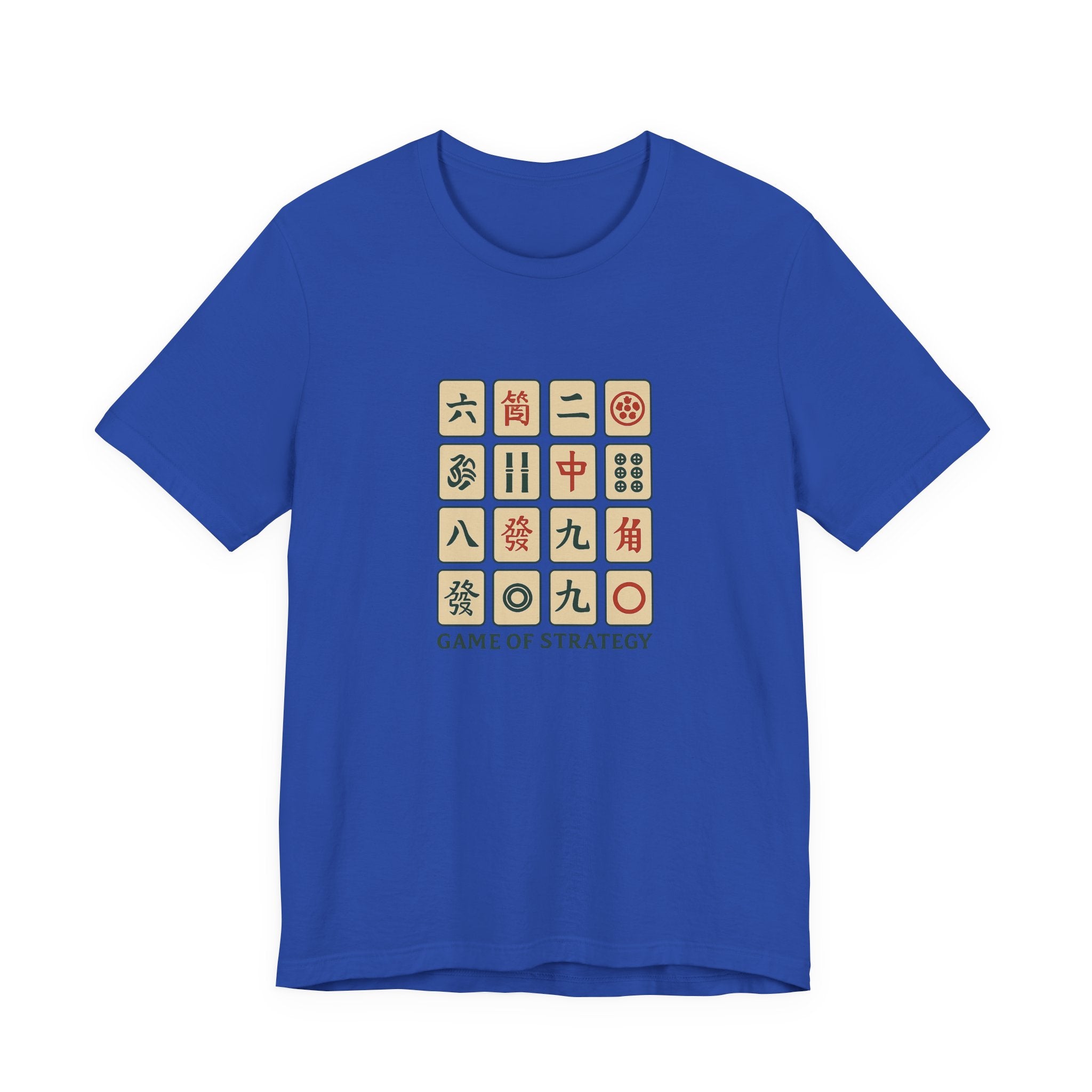 Antique Mahjong Tiles Tee - Game of Strategy Vintage Design