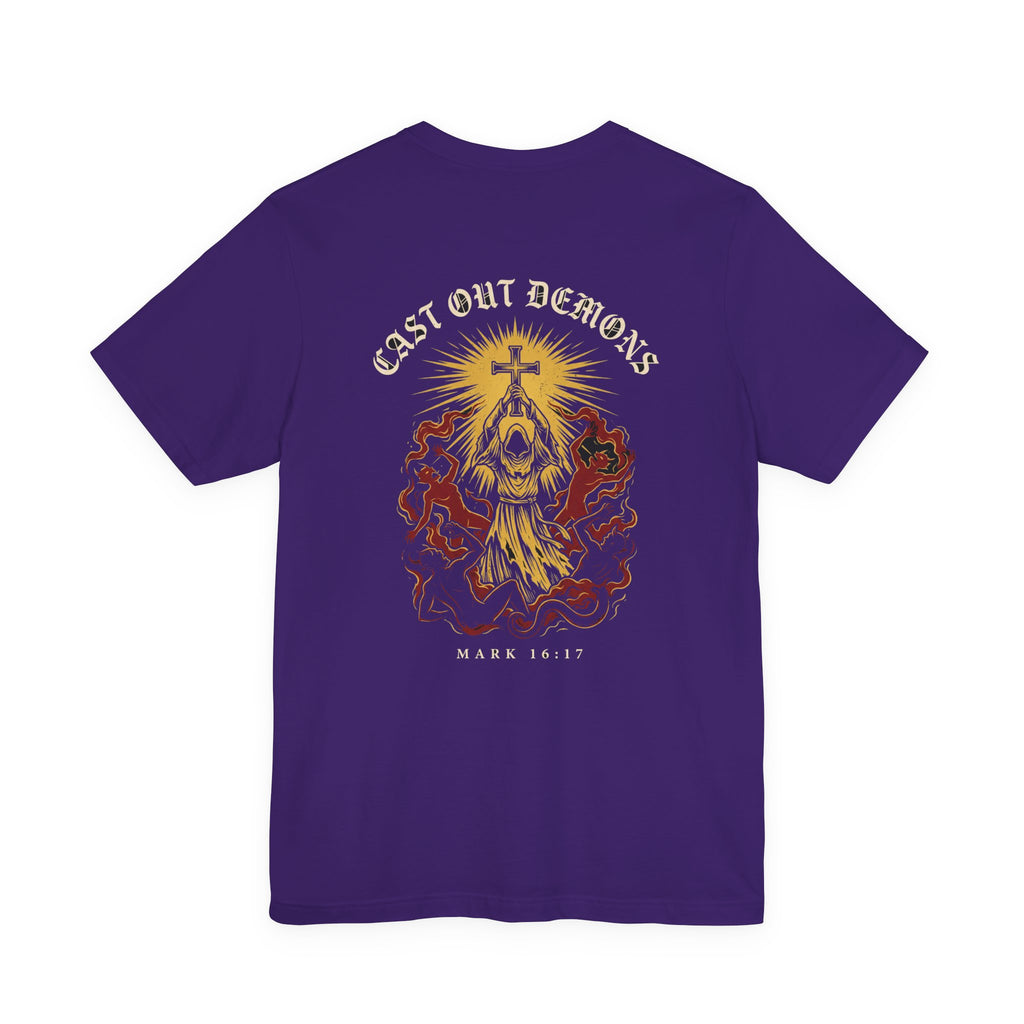Cast Out Demons in My Name Christian Tee | Warrior Faith Bible Shirt