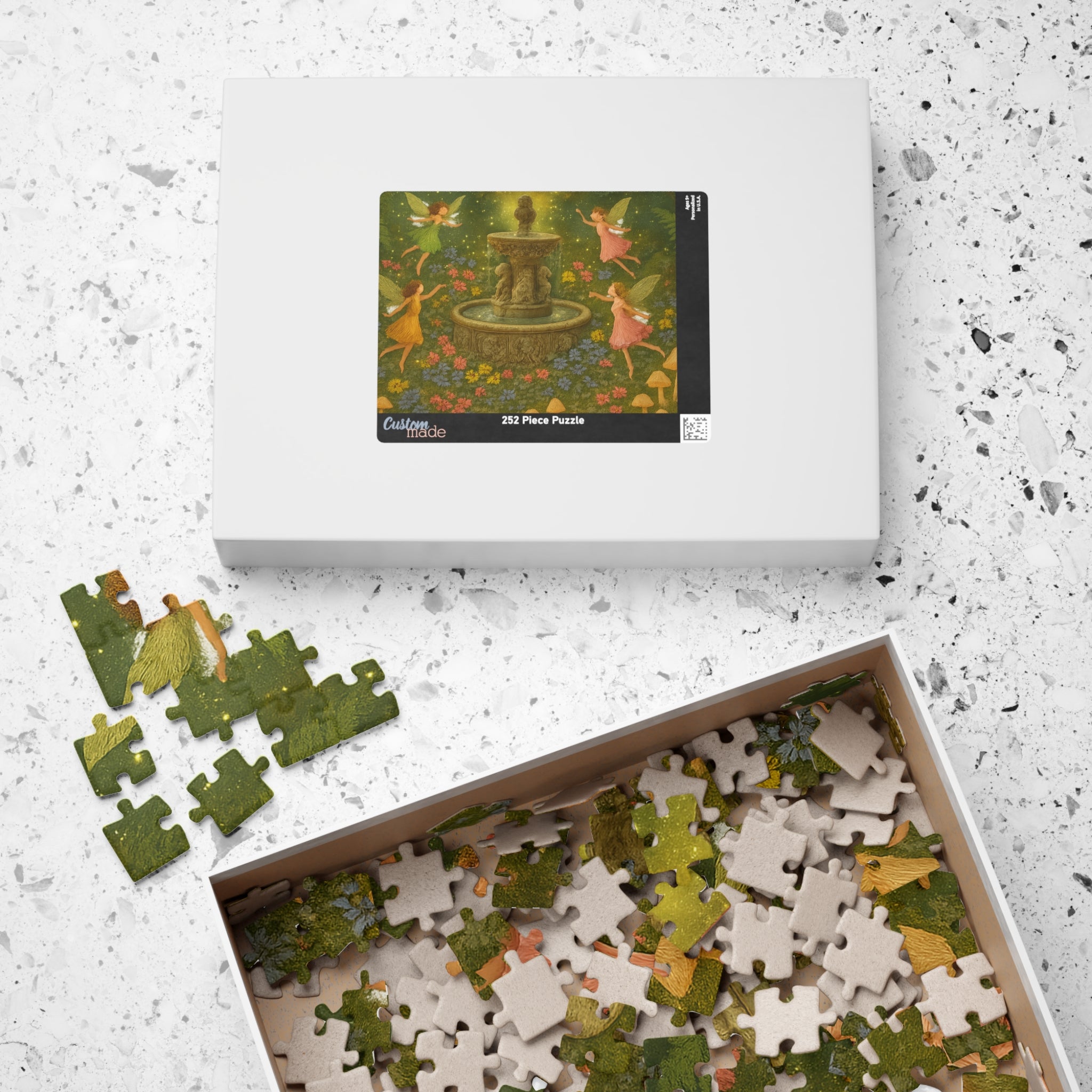 Whispers of the Glen Jigsaw Puzzle - Enchanting Fairy Scene