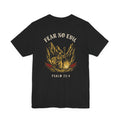 Fear No Evil Christian Tee | Psalm 23:4 Warrior Faith Bible Shirt