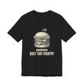 Burgers Built This Country Funny T-Shirt | 4th of July BBQ Tee | Patriotic America Gift