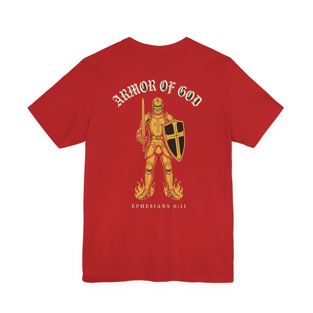 Put On the Full Armor of God Warrior Christian Tee | Crusades Faith Bible Shirt