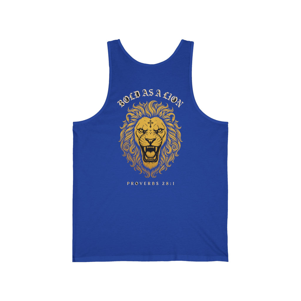 Bold as a Lion Christian Tank | Reformed Warrior Faith