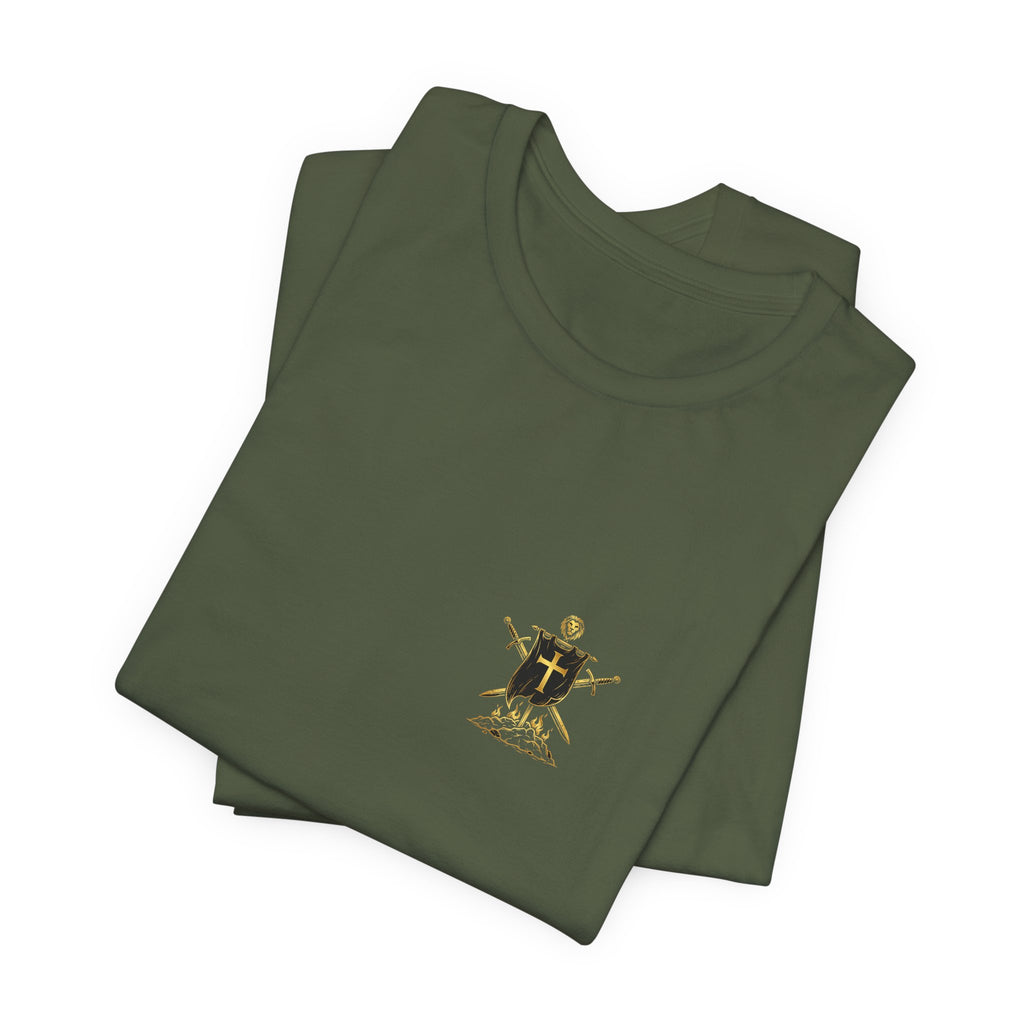 The Battle Belongs to the Lord Christian Tee | Reformed Warrior Faith Shirt