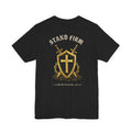 Stand Firm in the Faith Christian Tee | Reformed Warrior Faith Shirt