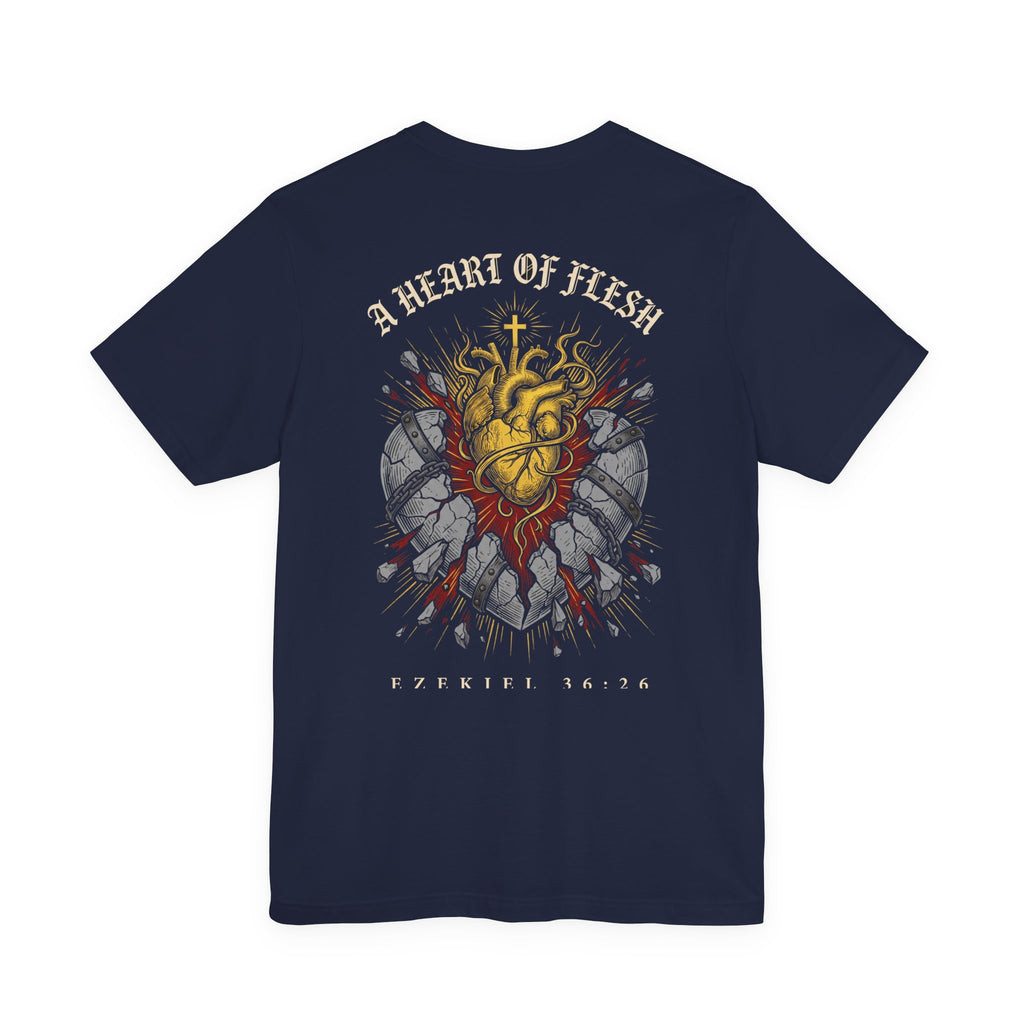 A Heart of Flesh Christian Tee | Reformed Warrior Faith Shirt