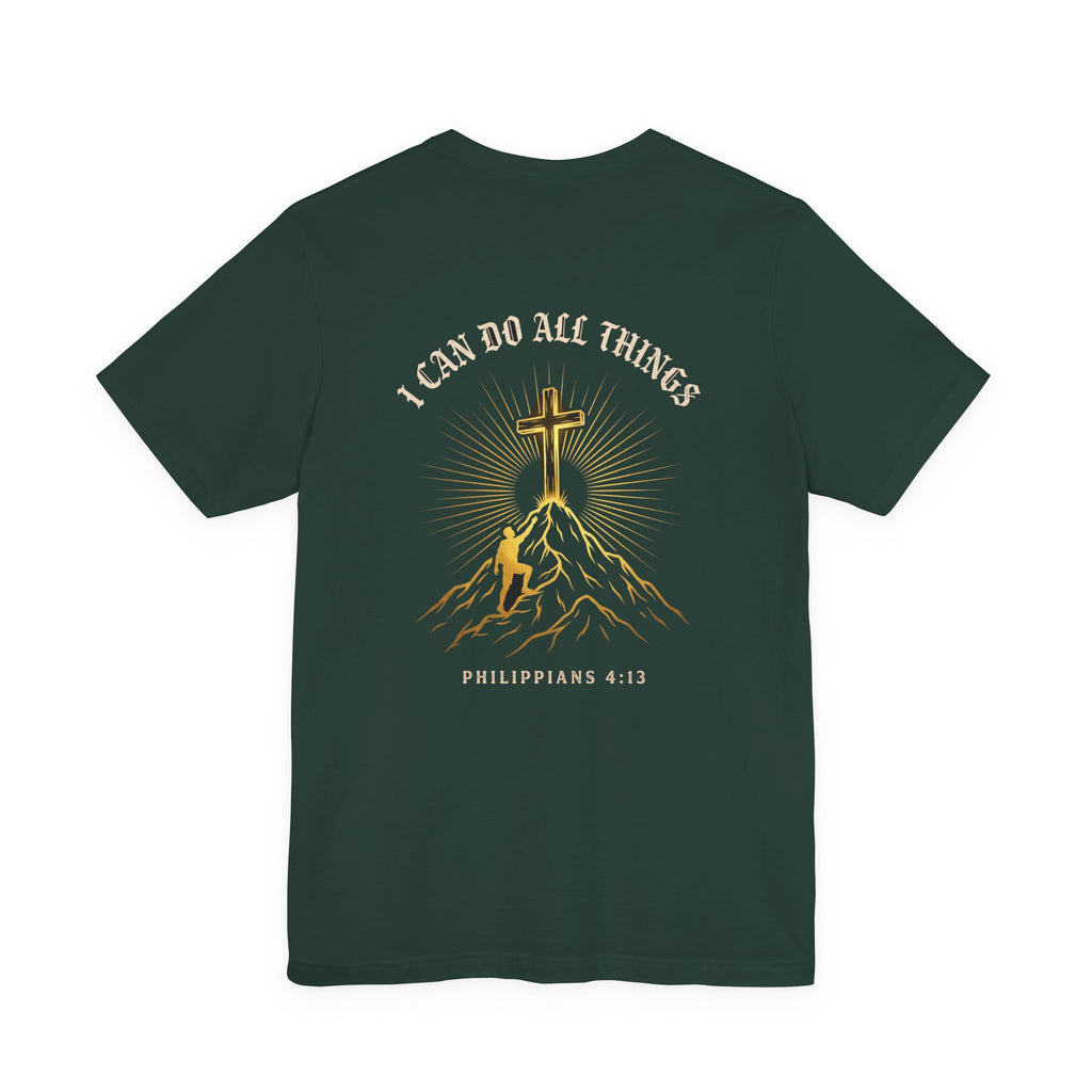 I Can Do All Things Through Christ Christian Tee | Faith Bible Verse Shirt