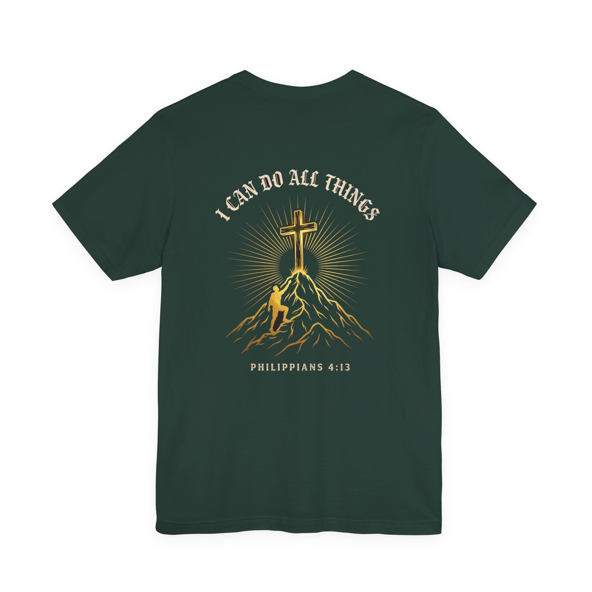 I Can Do All Things Through Christ Christian Tee | Faith Bible Verse Shirt