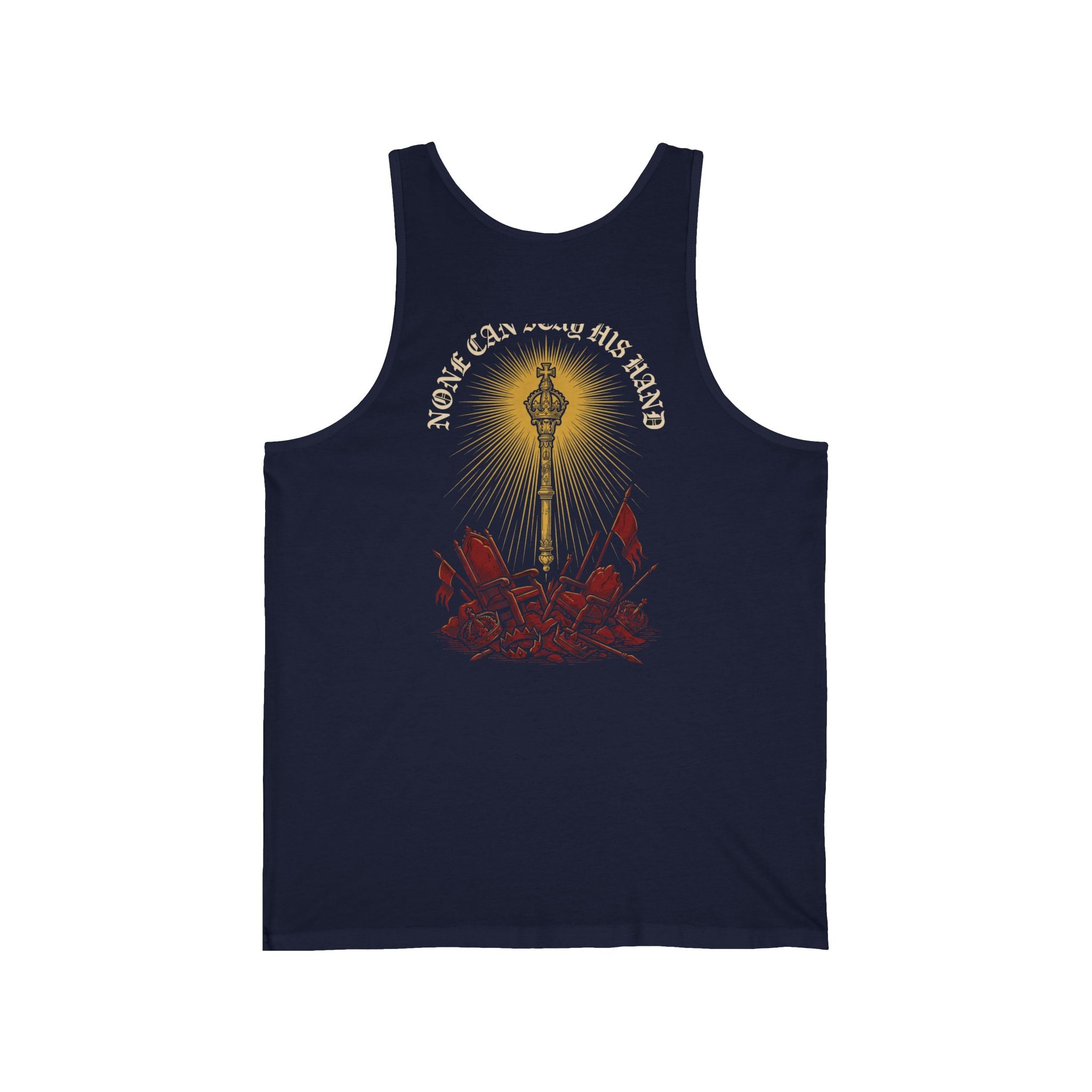 None Can Stay His Hand Christian Tank | Reformed Warrior Faith