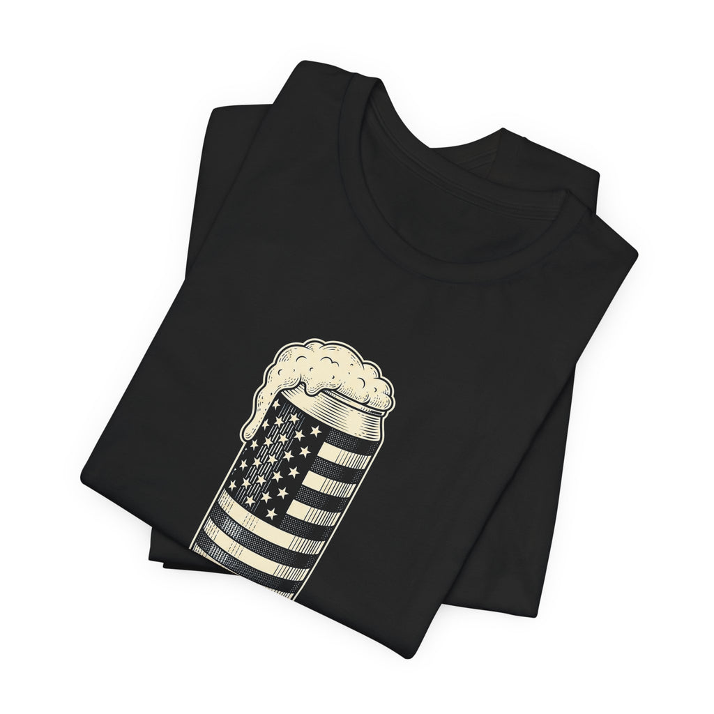 Red White and Brew T-Shirt | Funny 4th of July Beer Tee | Patriotic Drinking Gift | Craft Beer Lover Shirt