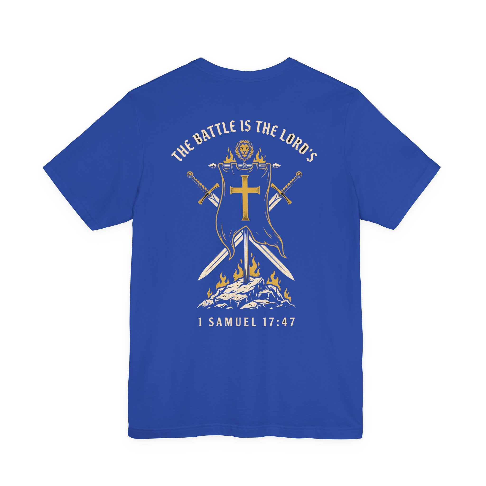 The Battle Belongs to the Lord Christian Tee | Reformed Warrior Faith Shirt