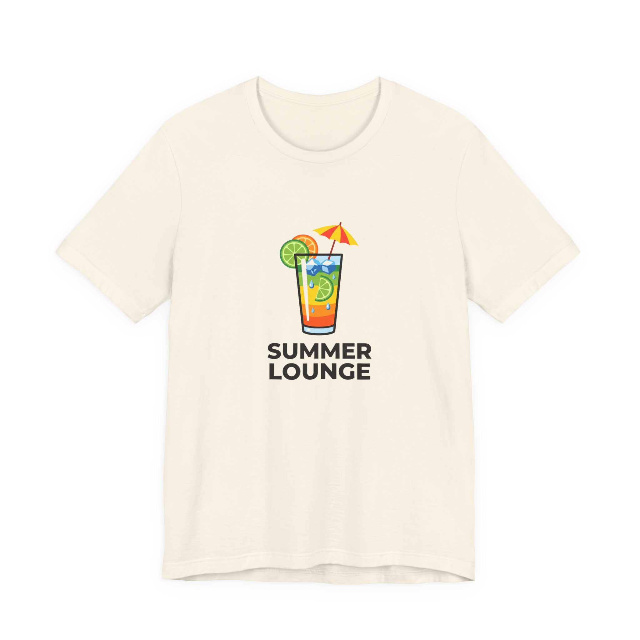 Tropical Cocktail Illustration Shirt | Summer Poolside Tee