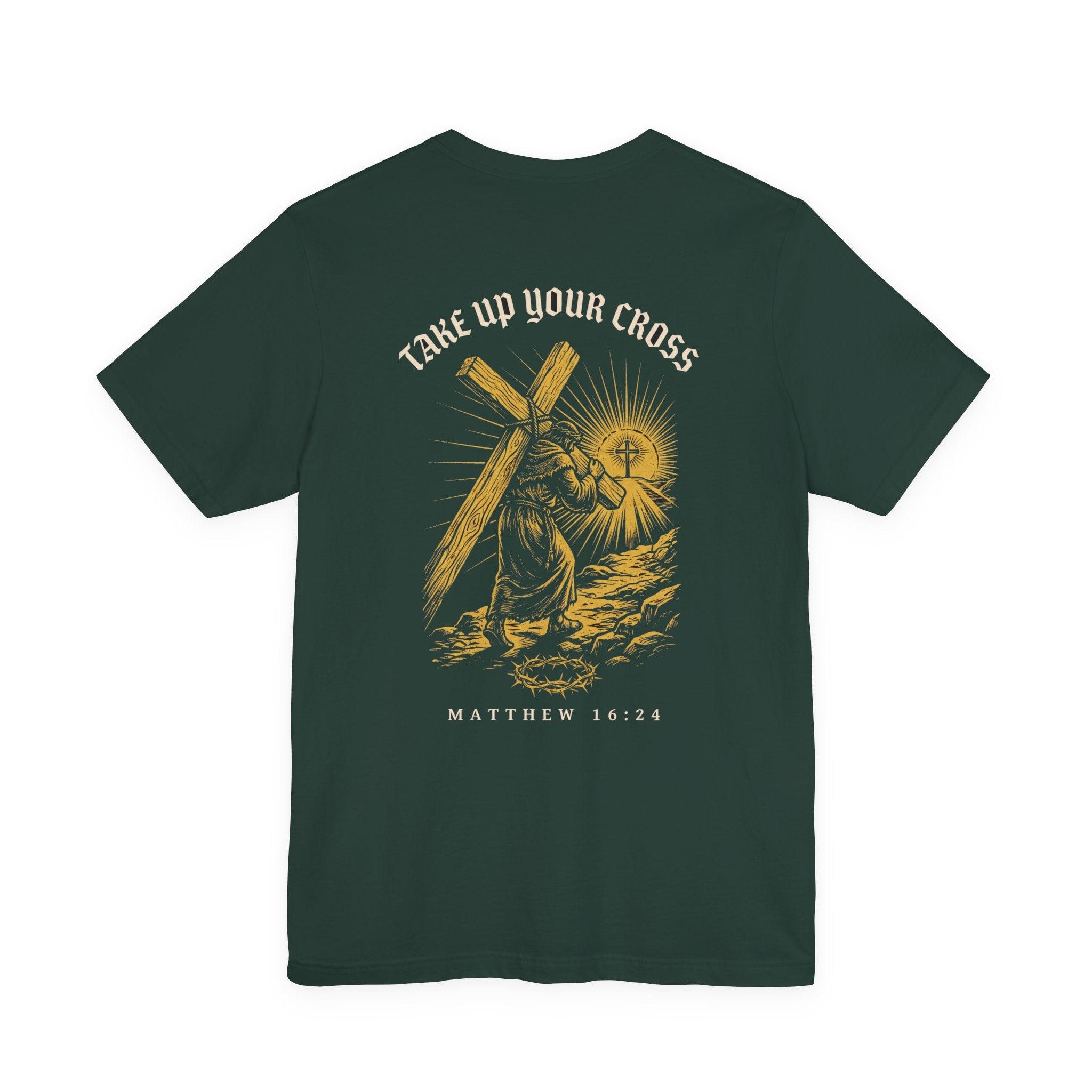 Take Up Your Cross Christian Tee | Reformed Warrior Faith Shirt