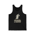 Sorry I'm Late Founding A Country Tank Top | Funny Lady Liberty 4th of July Tee | Patriotic Gift