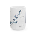 Lake Powell Map Silhouette Coffee Mug 15oz - Unique Lake Life Souvenir