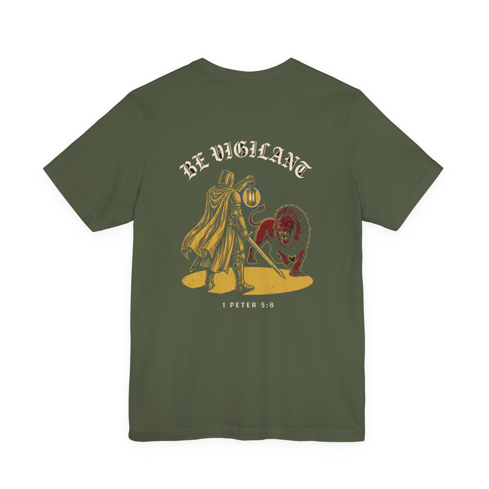 Be Vigilant Christian Tee | Reformed Warrior Faith Shirt