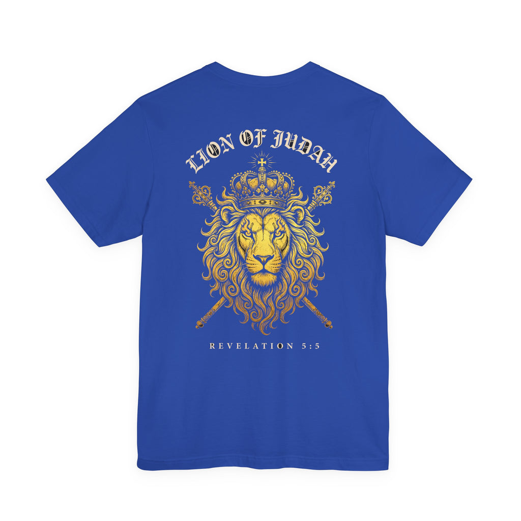 Lion of Judah Christian Tee | Reformed Warrior Faith Shirt