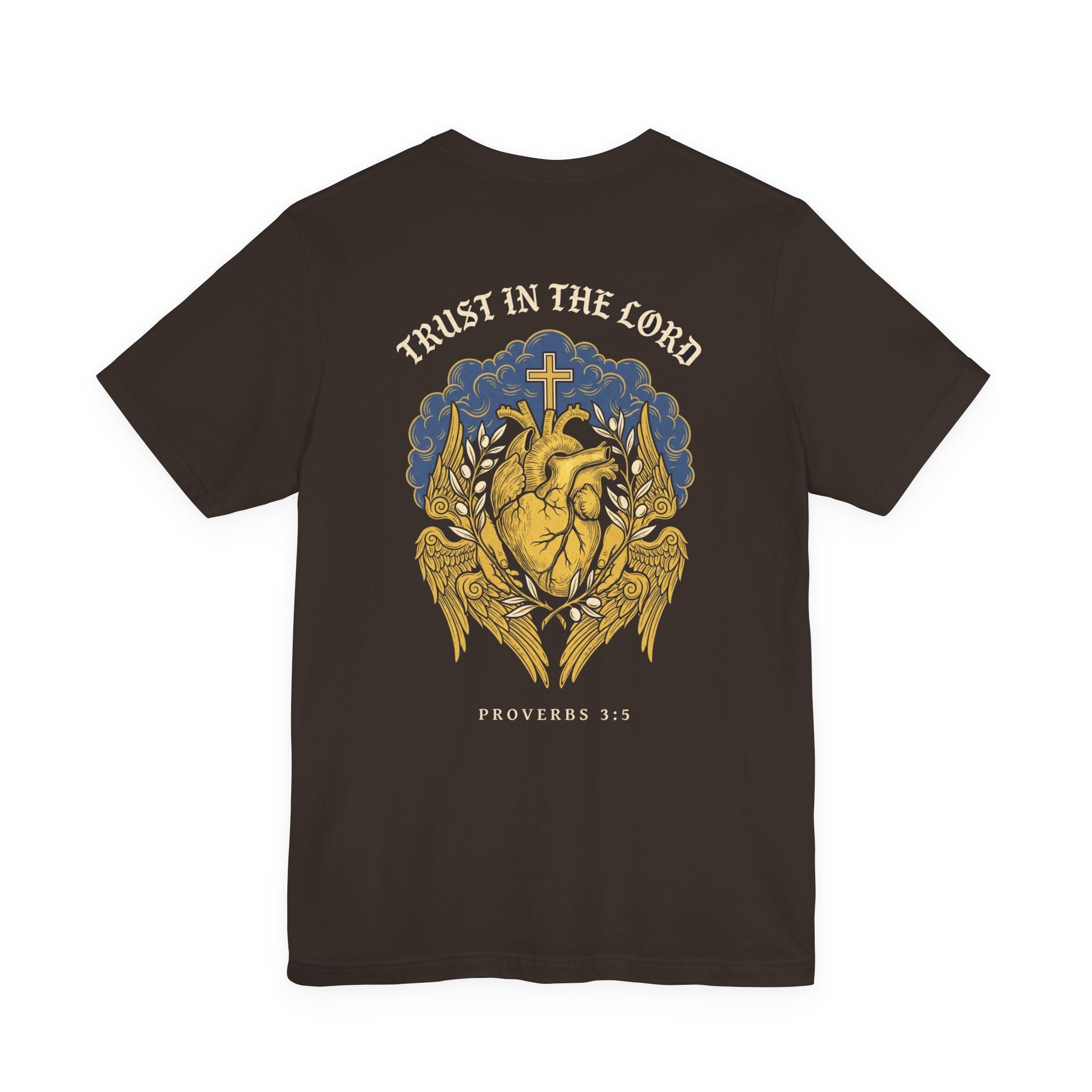 Trust in the Lord With All Your Heart Christian Tee | Faith Bible Verse Shirt