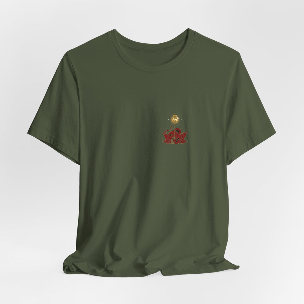 By the Blood Christian Tee | Reformed Warrior Faith Shirt