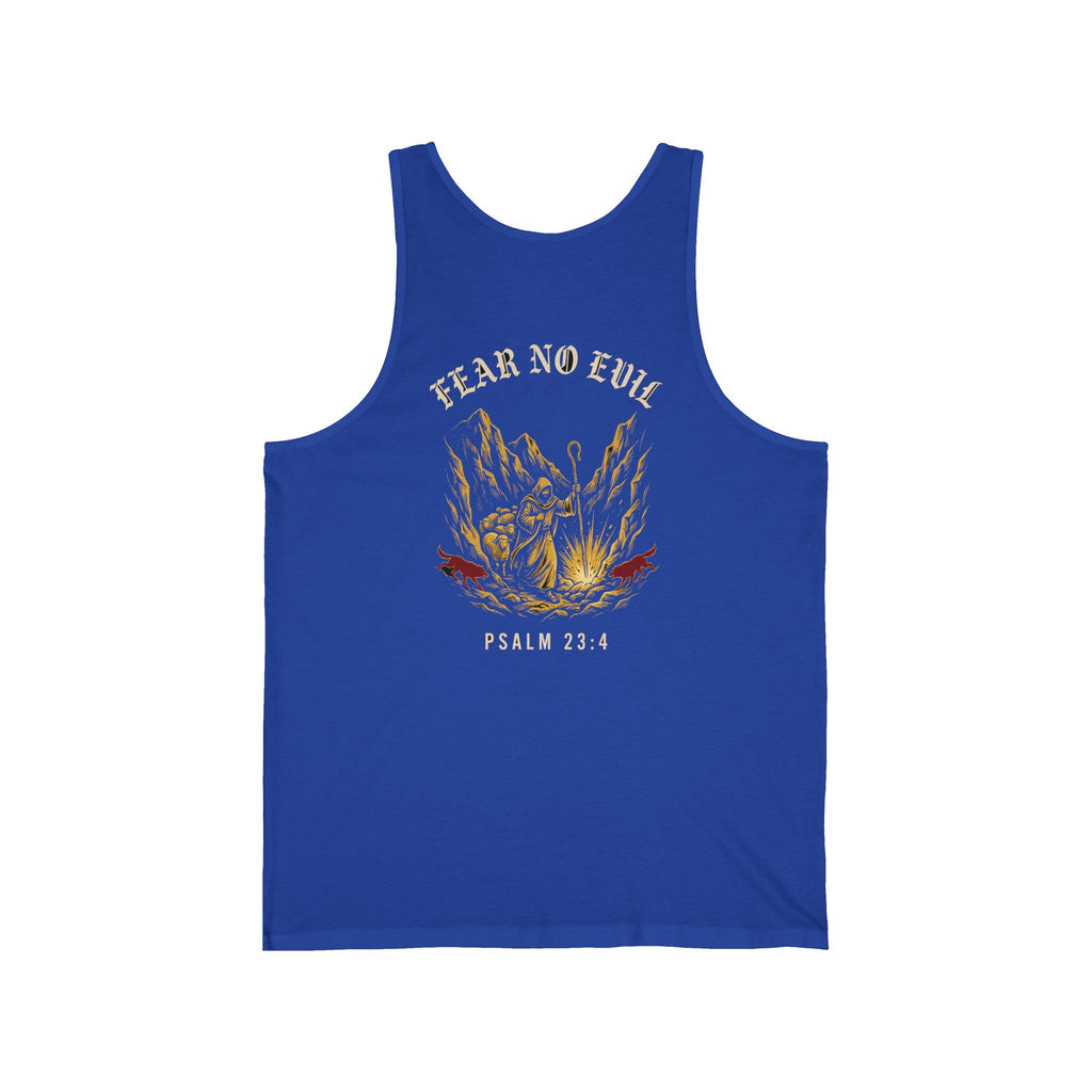 Fear No Evil Christian Tank | Psalm 23:4 Warrior Faith Bible