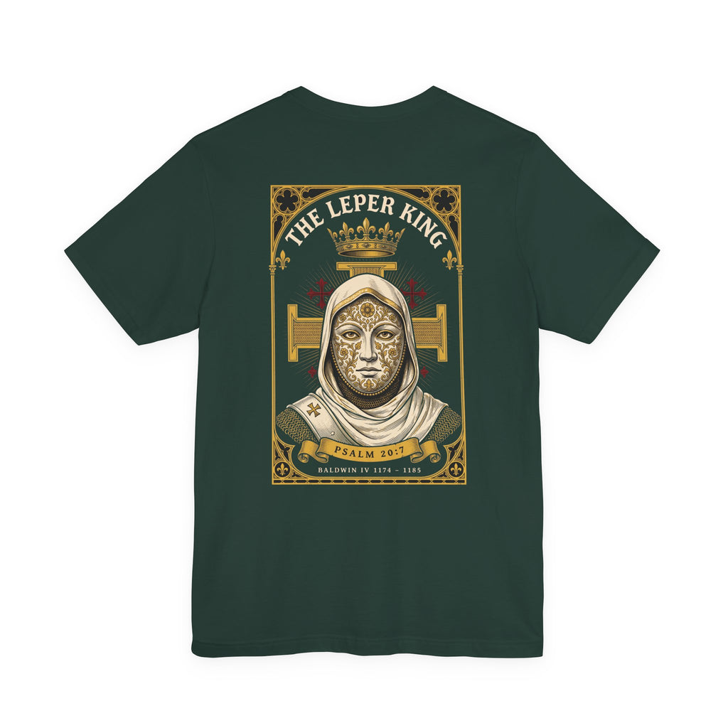 The Leper King Christian Tee | Reformed Warrior Faith Shirt