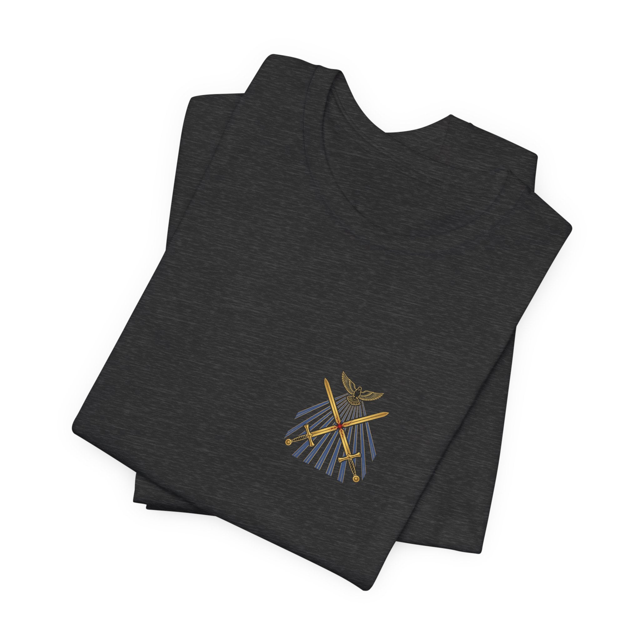 Not by Might Nor by Power Christian Tee | Reformed Warrior Faith Shirt
