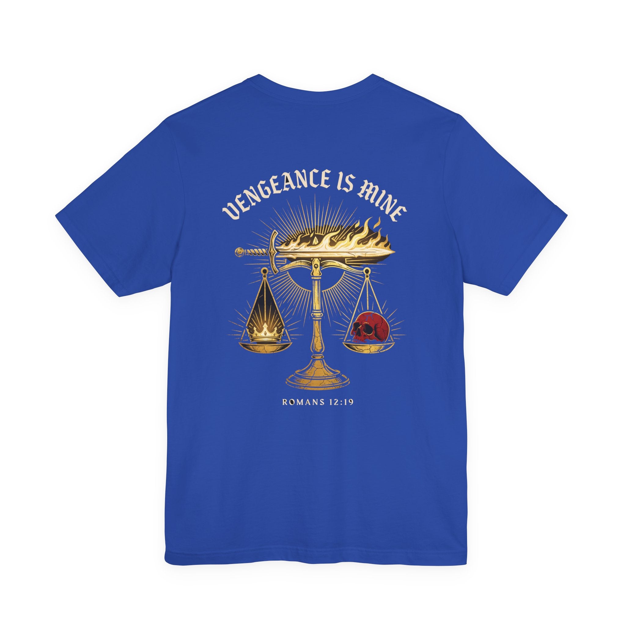 Vengeance Is Mine Christian Tee | Reformed Warrior Faith Shirt