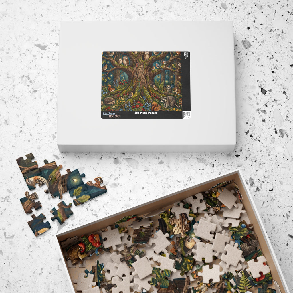 Woodland Animals Jigsaw Puzzle - Intricate Tapestry Design