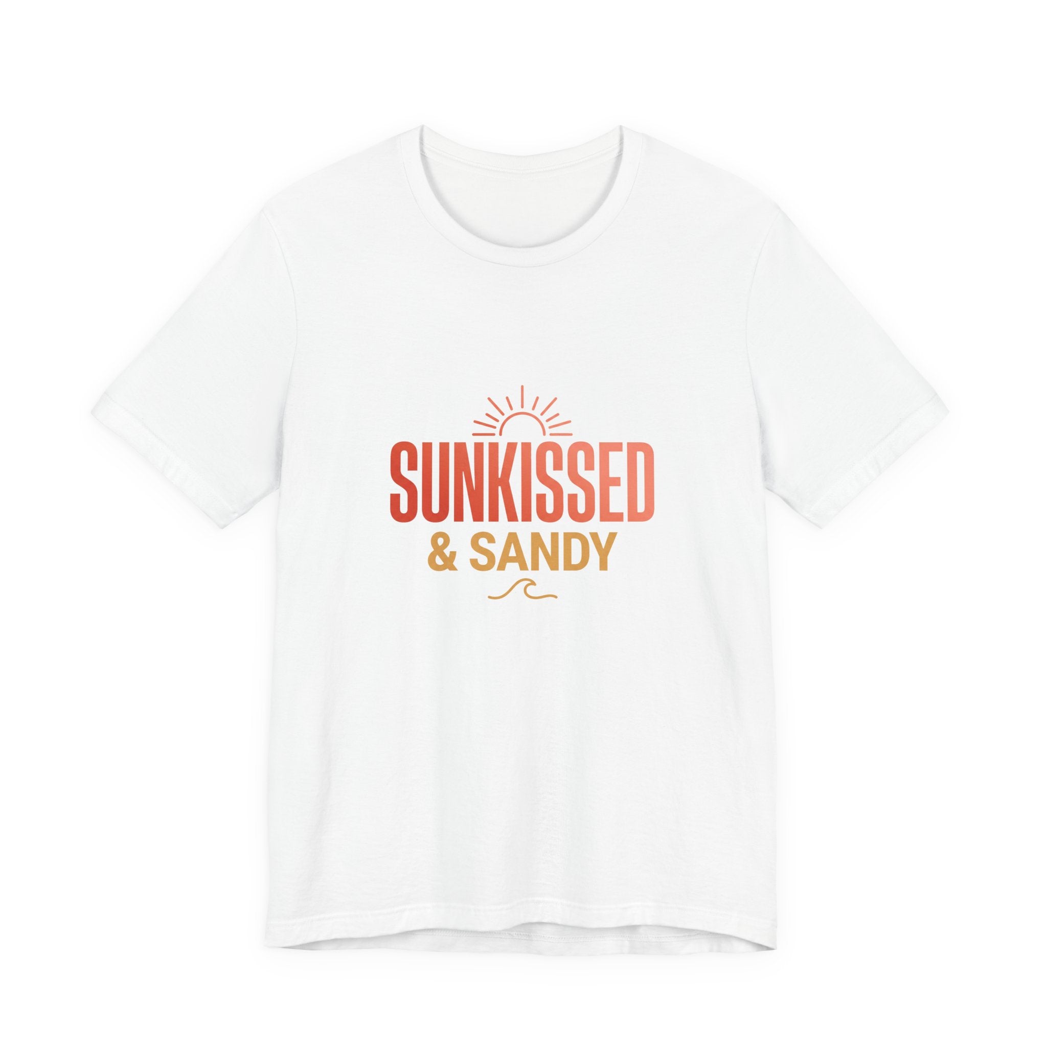 Sunkissed & Sandy Tee - Beach Vibe Graphic Shirt for Relaxed Days