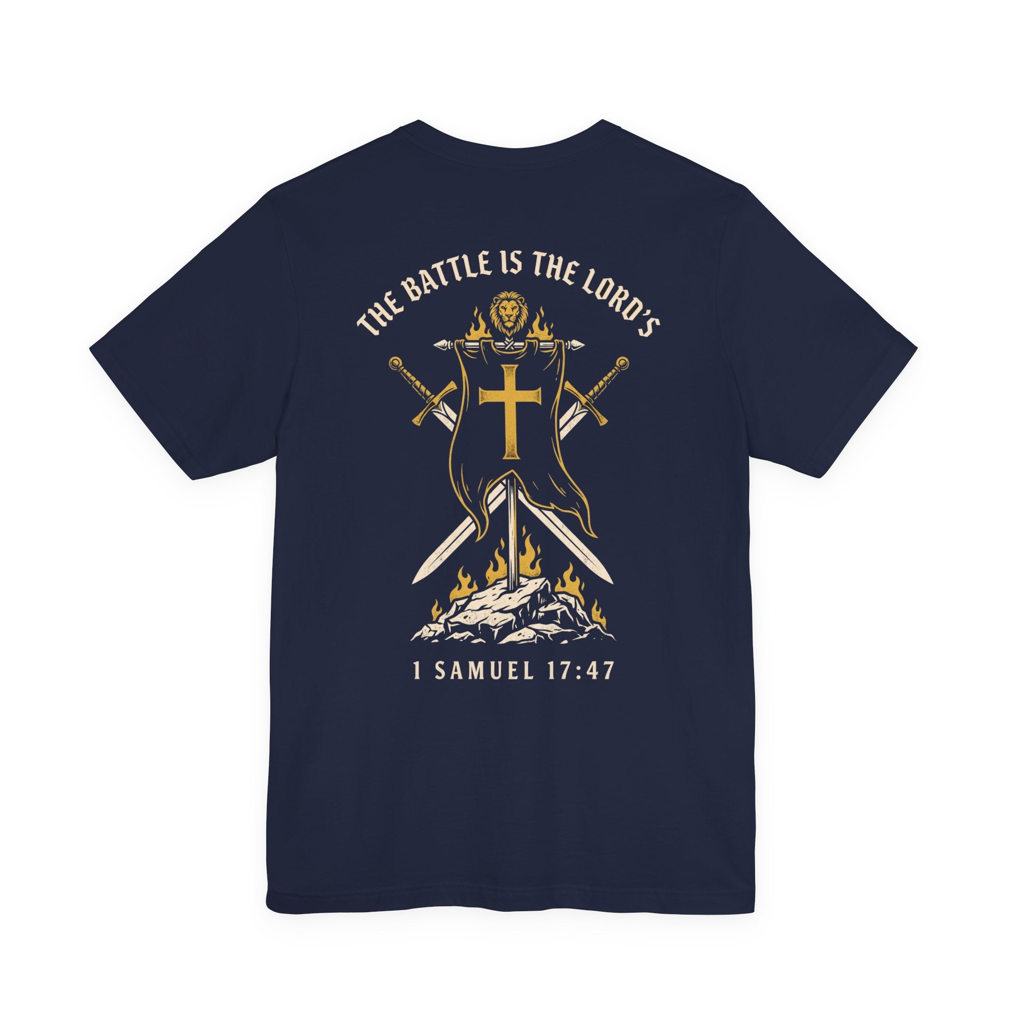 The Battle Belongs to the Lord Christian Tee | Reformed Warrior Faith Shirt