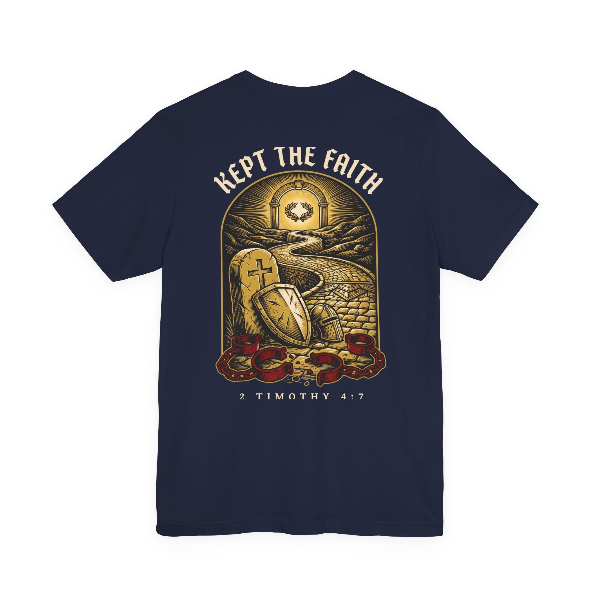 Kept the Faith Christian Tee | Reformed Warrior Faith Shirt