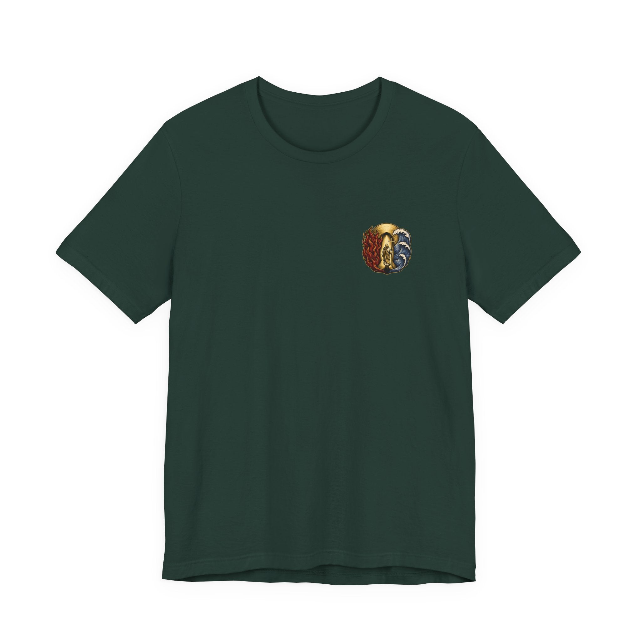 Through Fire and Water Christian Tee | Reformed Warrior Faith Shirt
