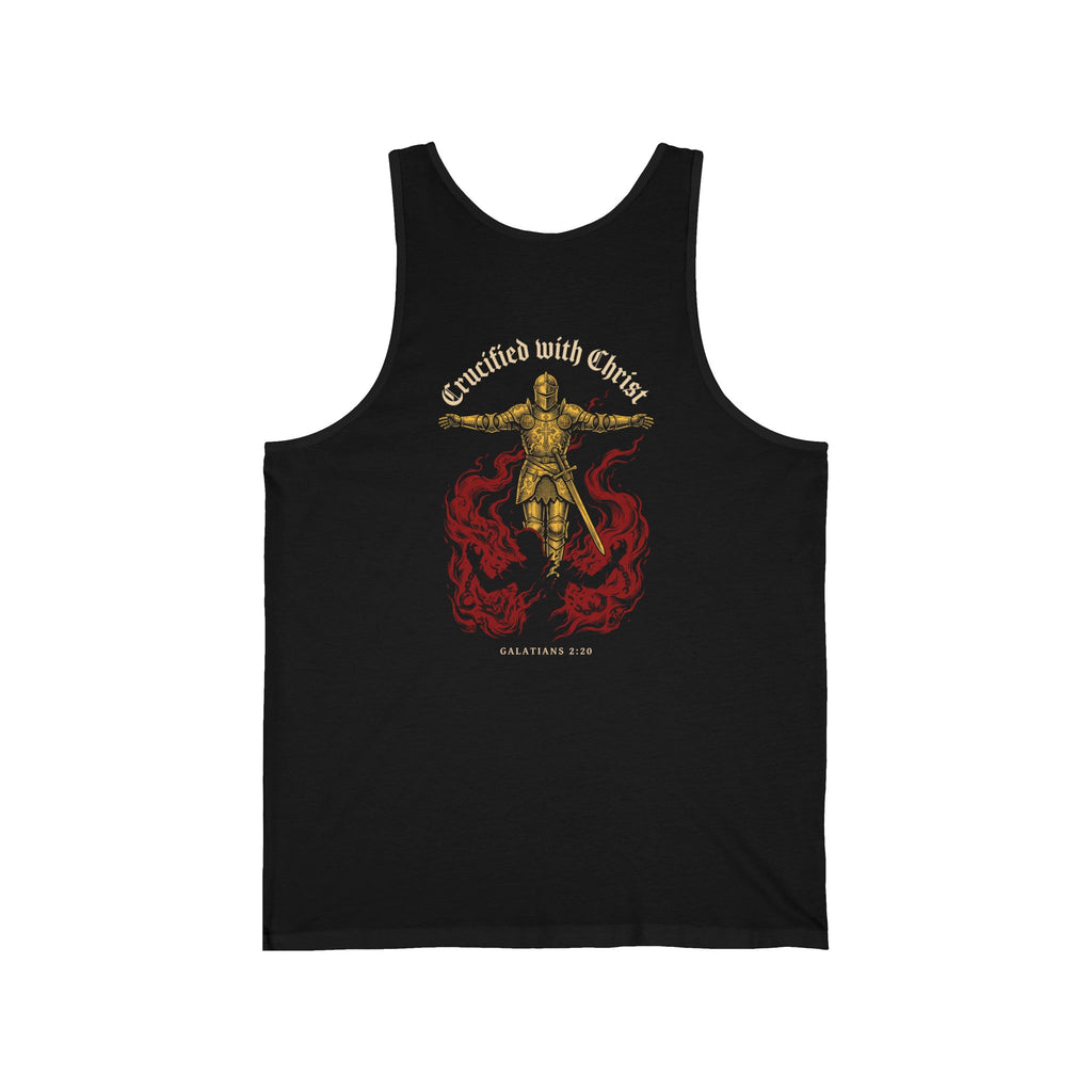 Crucified With Christ Christian Tank | Reformed Warrior Faith