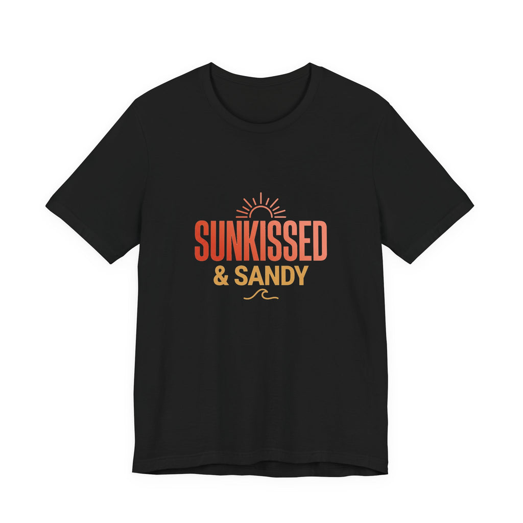 Sunkissed & Sandy Tee - Beach Vibe Graphic Shirt for Relaxed Days