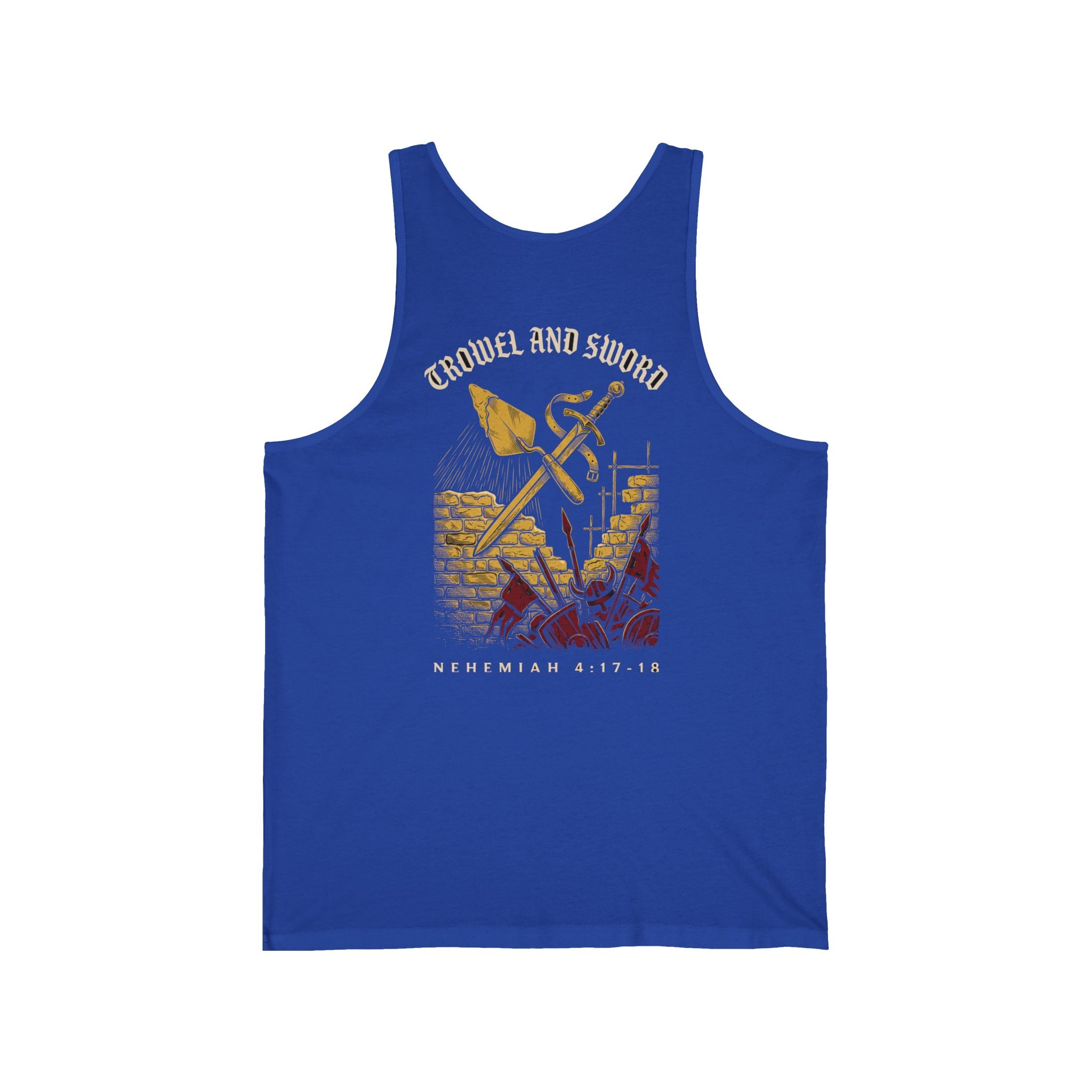 Trowel and Sword Christian Tank | Reformed Warrior Faith
