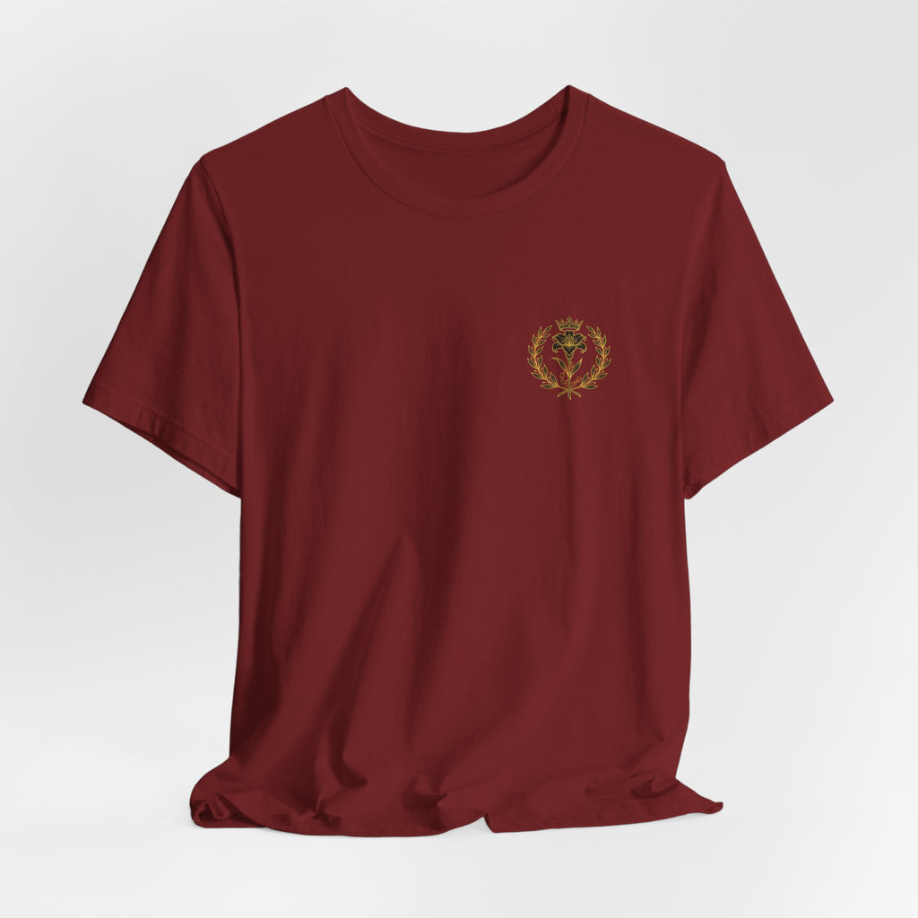She Is Clothed in Strength and Dignity Christian Tee | Proverbs 31:25 Bible Verse Shirt