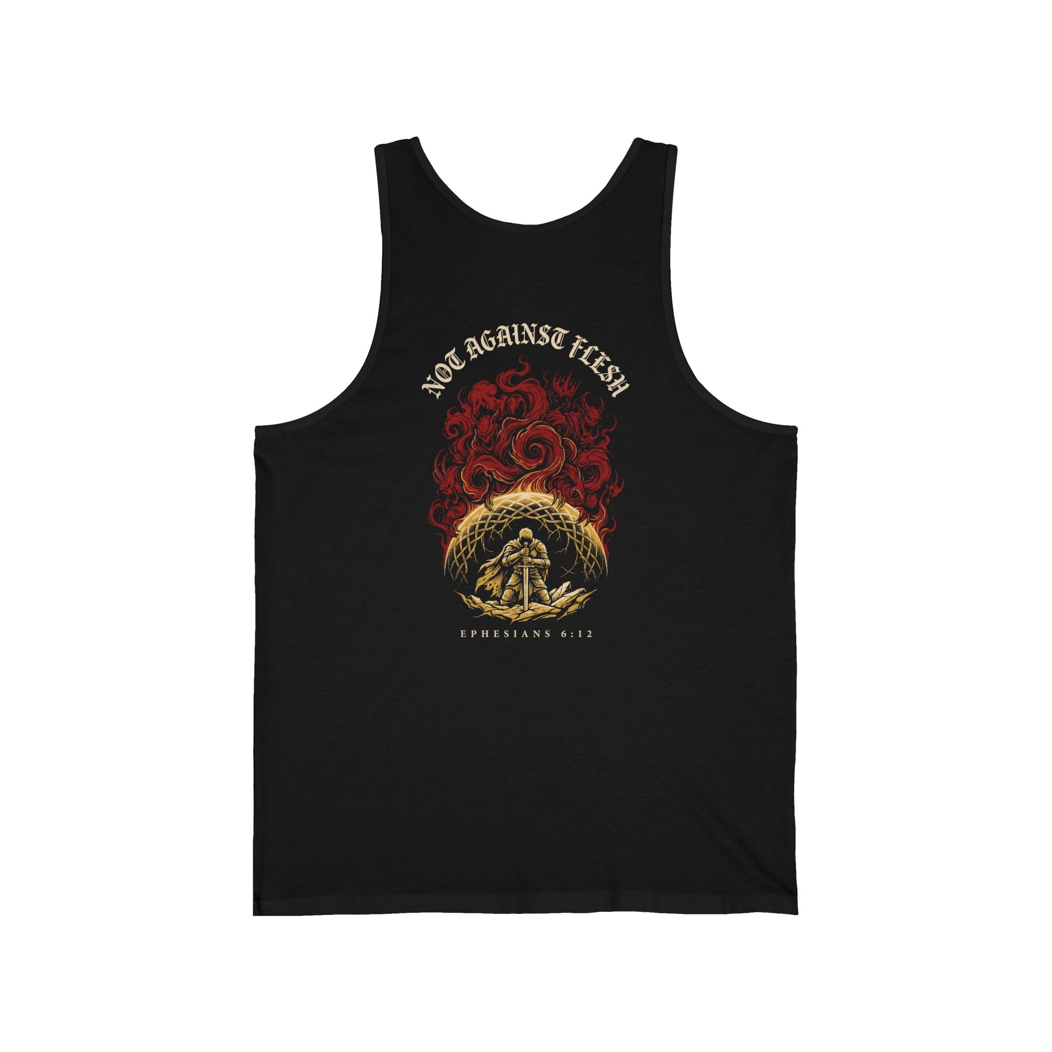 Not Against Flesh Christian Tank | Reformed Warrior Faith