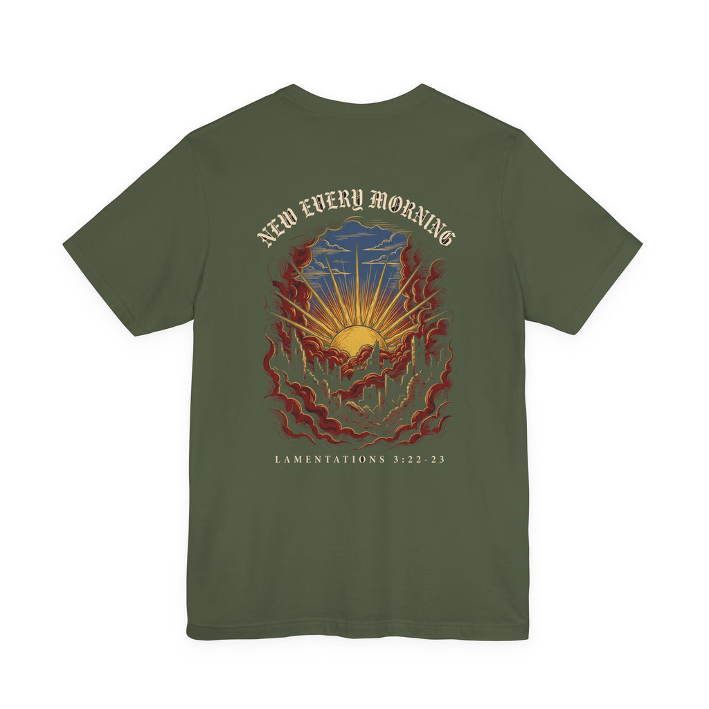 New Every Morning Christian Tee | Reformed Warrior Faith Shirt