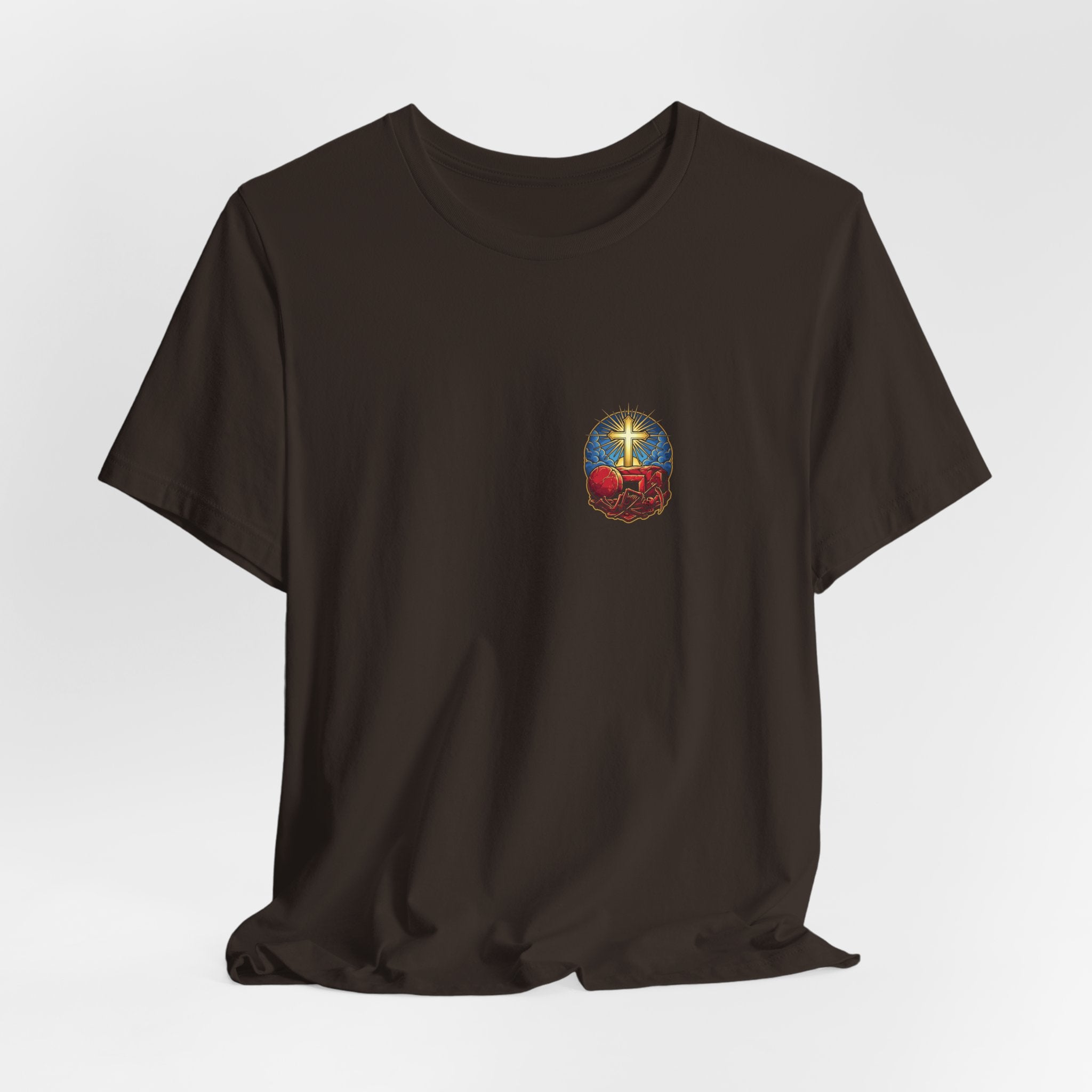 He Gives Us the Victory Christian Tee | Reformed Warrior Faith Shirt