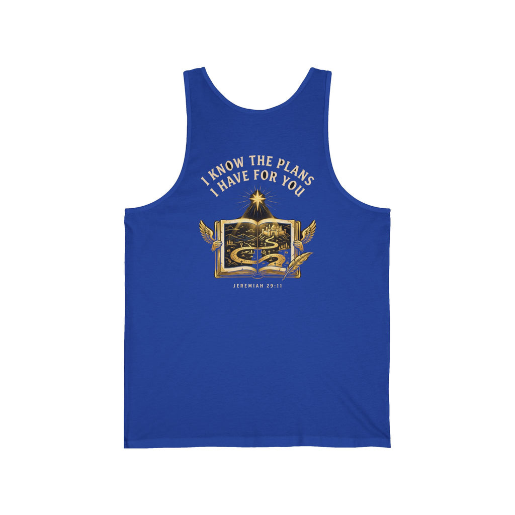 For I Know the Plans I Have For You Christian Tank Top | Faith Bible Verse