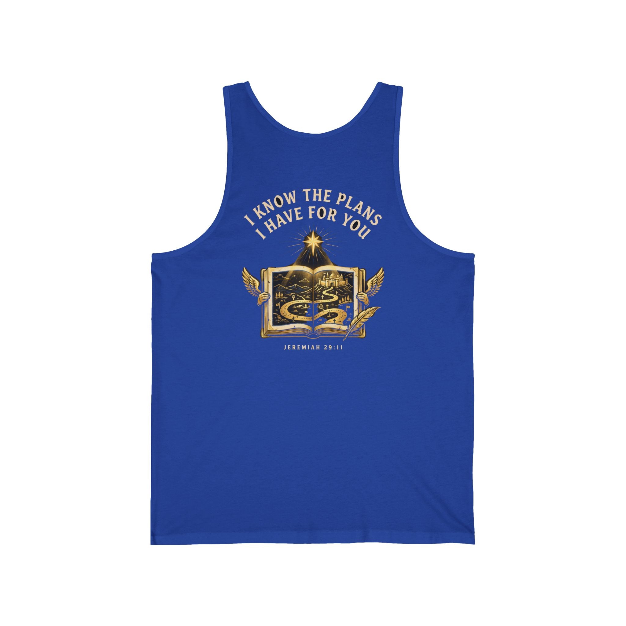 For I Know the Plans I Have For You Christian Tank Top | Faith Bible Verse