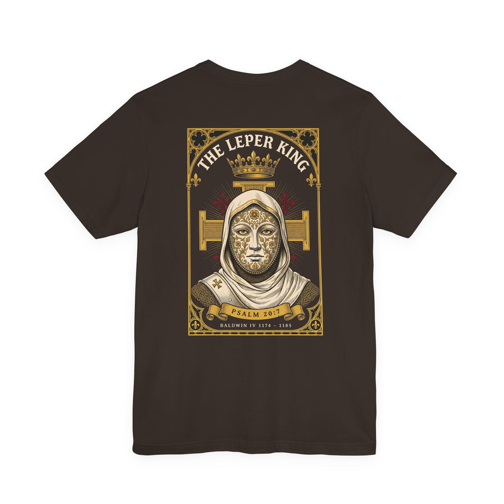 The Leper King Christian Tee | Reformed Warrior Faith Shirt