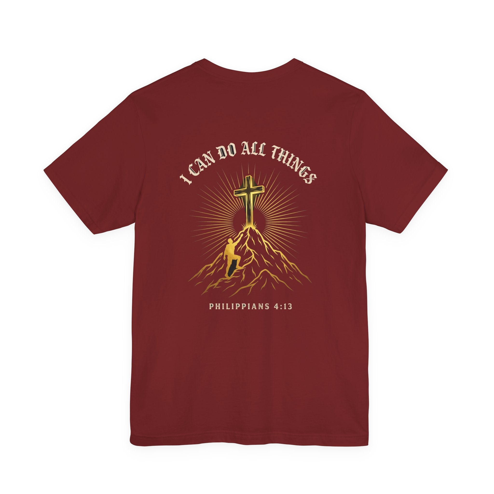 I Can Do All Things Through Christ Christian Tee | Faith Bible Verse Shirt